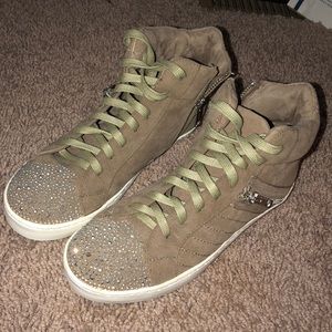 BRAND NEW Beige high top sneakers